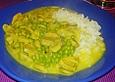 Geschnetzeltes mit  Gem&uuml;se - Curry - Sauce