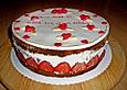 Erdbeer - Joghurt - Sahne - Torte