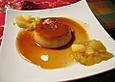 Cr&egrave;me caramel mit Apfelkompott