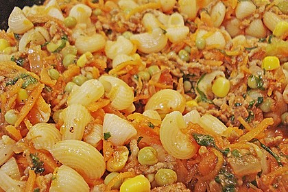 Spaghetti - Auflauf mit Gemüse - Bolognese 3