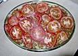 Hackauflauf mit Zucchini und Tomaten