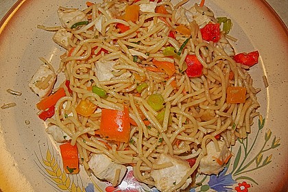 Asiatischer Spaghettisalat 1