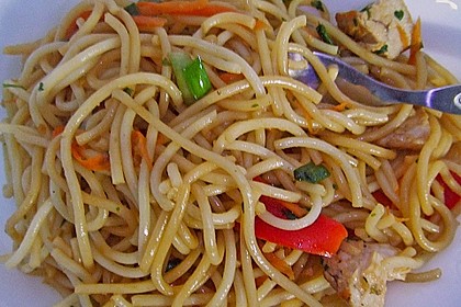 Asiatischer Spaghettisalat 3