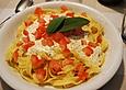Pasta mit Ricotta oder Frischk&auml;se und Salbei