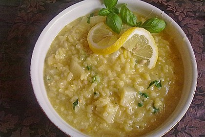 Fenchel - Basilikum - Zitronen - Risotto