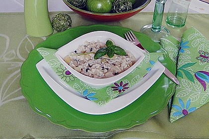 Fenchel - Basilikum - Zitronen - Risotto 1