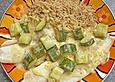 Zanderfilets in Safransauce