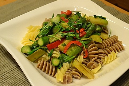 Spargel mit Limetten - Rucola - Pasta 8