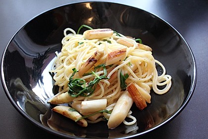 Spargel mit Limetten - Rucola - Pasta 7