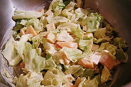 Eisbergsalat mit Curry - Dressing 1