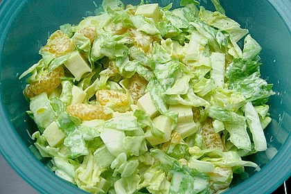 Eisbergsalat mit Curry - Dressing 2