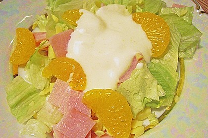 Eisbergsalat mit Curry - Dressing 3