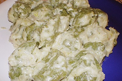 Spinatnockerl 1