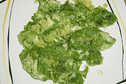 Spinatnockerl 2