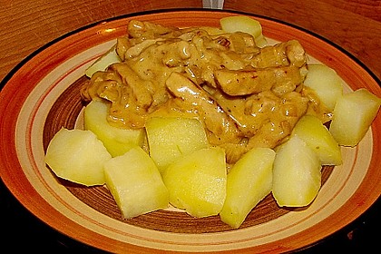 Minutensteaks mit Wiener Zwiebelso&szlig;e