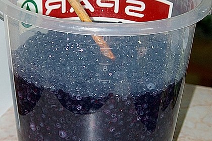 Heidelbeersaft, kalte Zubereitung 1