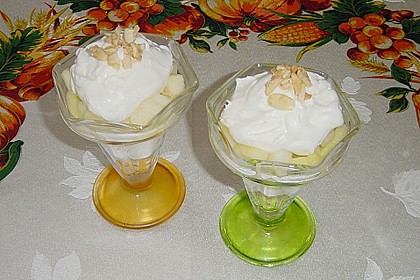 Geschichtete Apfel - Marzipan - Creme 12