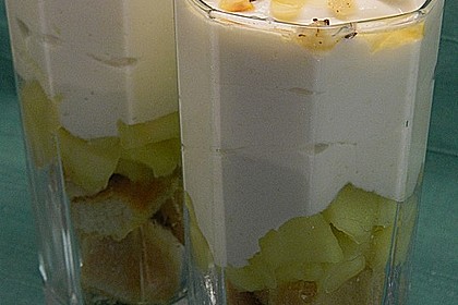 Geschichtete Apfel - Marzipan - Creme 11