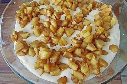 Geschichtete Apfel - Marzipan - Creme 15