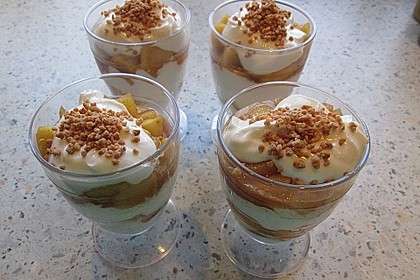 Geschichtete Apfel - Marzipan - Creme 5