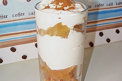 Geschichtete Apfel - Marzipan - Creme 3