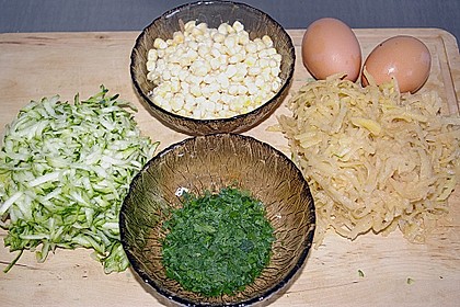 Kartoffel - Zucchini Puffer 1