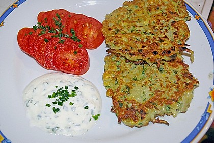 Kartoffel - Zucchini Puffer 3