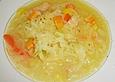 Sauerkrautsuppe mit Kassler