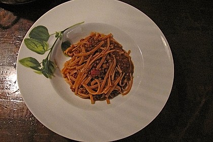 Italienische Linsen mit Pasta 2