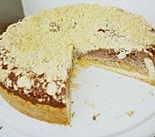 Schoko - Apfel - Nusskuchen mit feinen Streuseln (Bild)