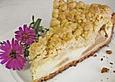 Birnen - K&auml;sekuchen mit Steuseln