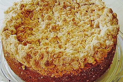 Birnen - K&auml;sekuchen mit Steuseln 4