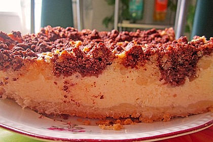 Birnen - K&auml;sekuchen mit Steuseln 9