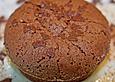 Geschmolzener Schokoladenpudding