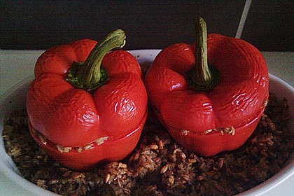 Gef&uuml;llte Paprikaschoten auf vegane Art 3