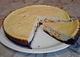 K&auml;sekuchen mit Mandel - Schoko - Boden