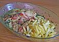 &Uuml;berbackene Putenschnitzel auf Spinat