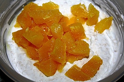 Orange mit Haferflocken 3