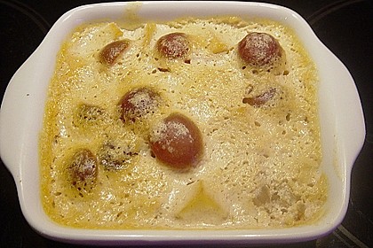 &Uuml;berbackener Obstsalat
