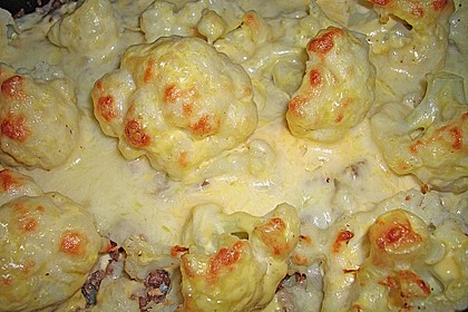 Kartoffel - Blumenkohl - Hackfleisch - Gratin