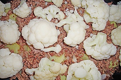 Kartoffel - Blumenkohl - Hackfleisch - Gratin 3