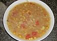 Afrikanische Bananensuppe mit Mais und Chili