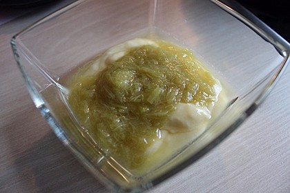 Rhabarber - Vanille - Pudding