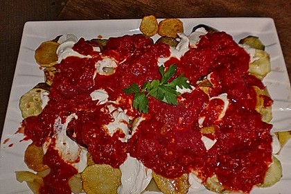 Mediterranes gebackenes Gemüse mit Joghurt - Tomatensauce 24