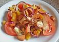 Bunter Tomaten - Paprika Salat