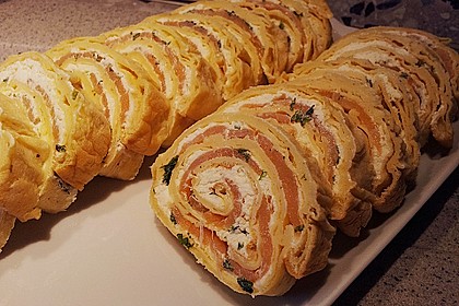 Lachs - Pfannkuchen 6