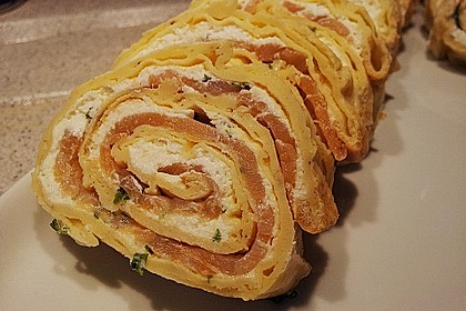 Lachs - Pfannkuchen 4