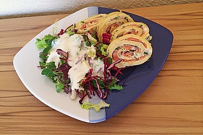 Lachs - Pfannkuchen 2