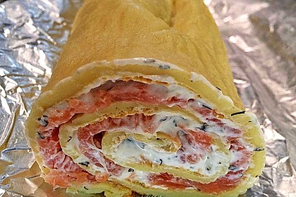 Lachs - Pfannkuchen 7