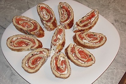 Lachs - Pfannkuchen 1